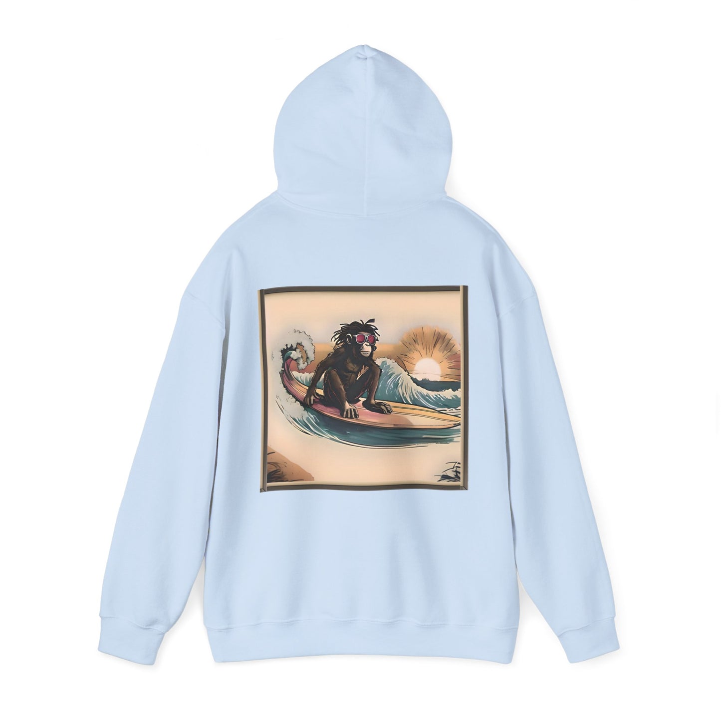 Bunga Surfing Monkey Hoodie