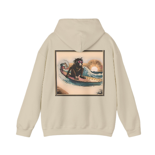 Bunga Surfing Monkey Hoodie