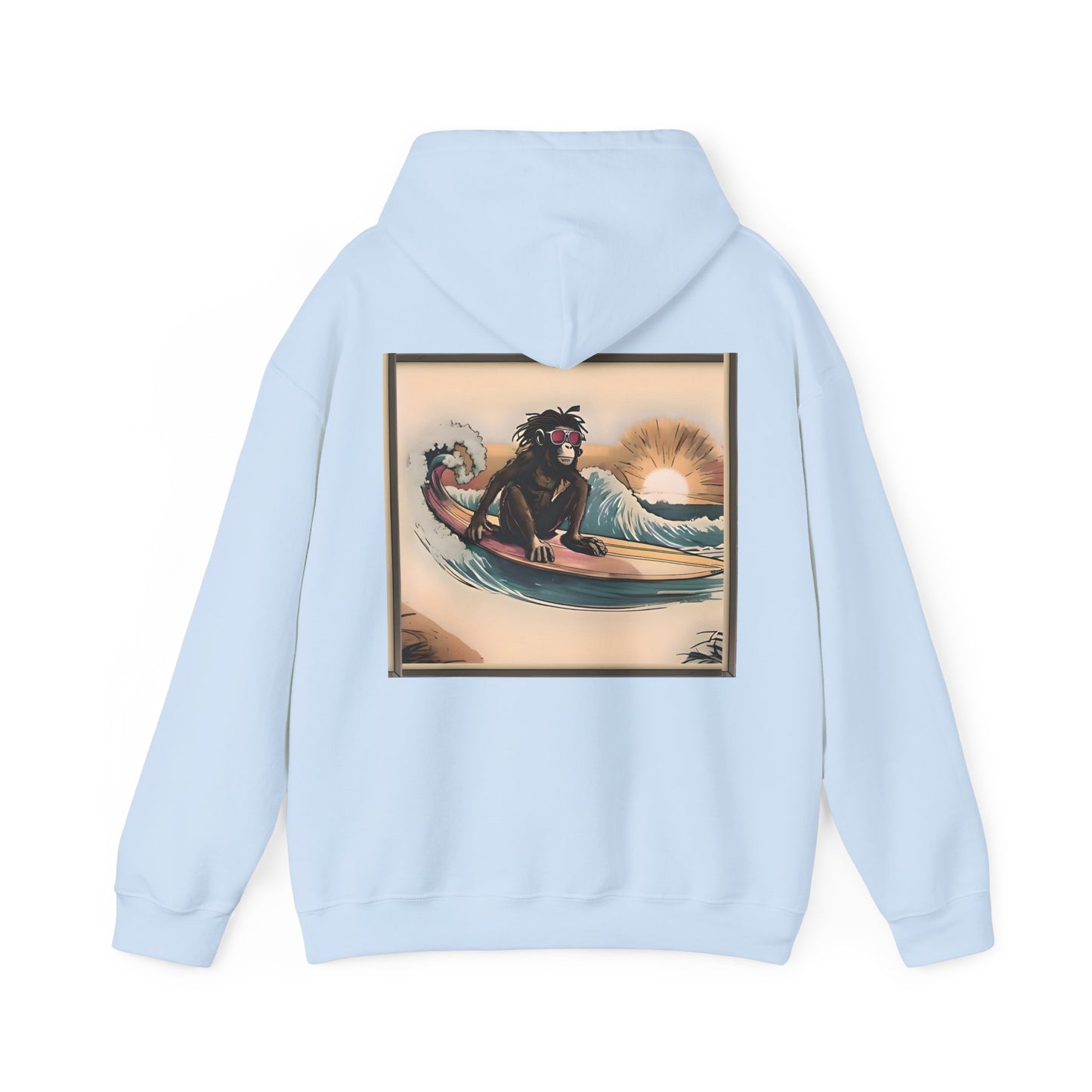 Bunga Surfing Monkey Hoodie