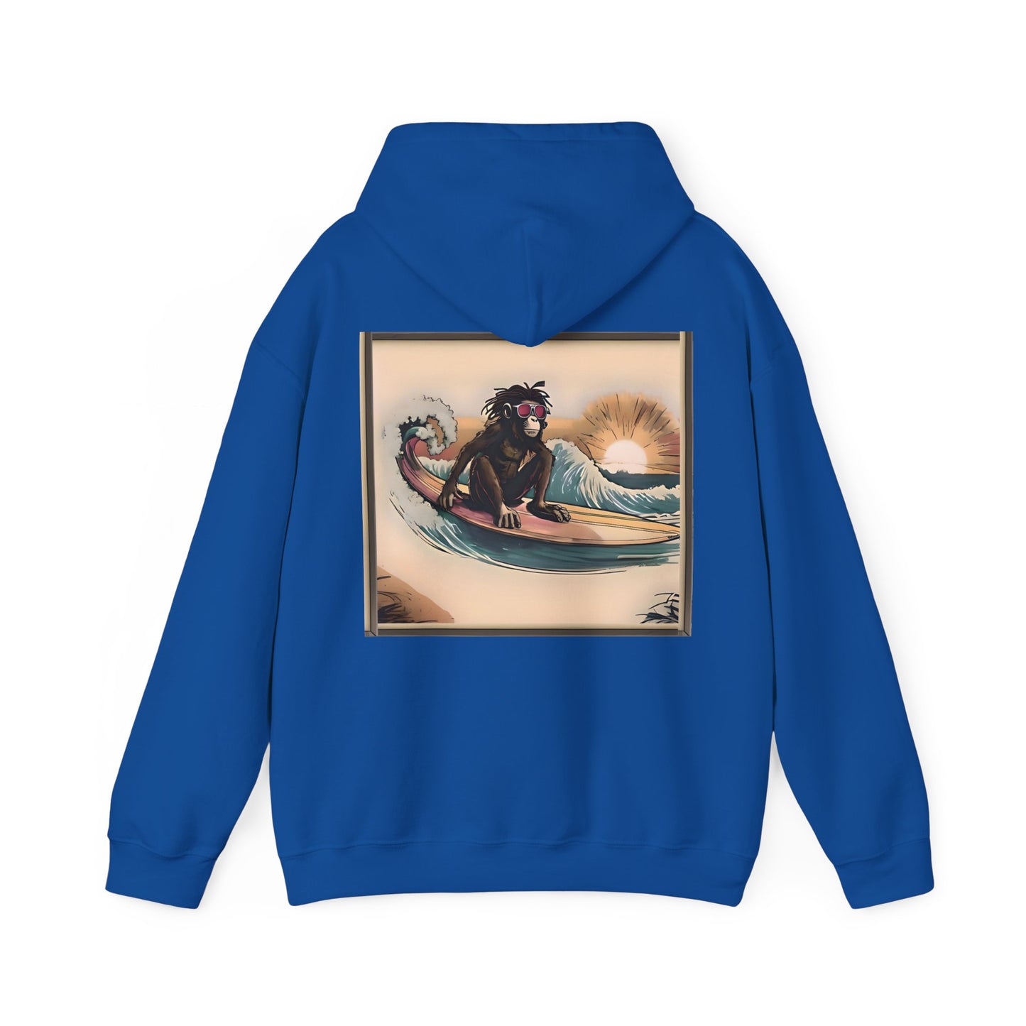 Bunga Surfing Monkey Hoodie