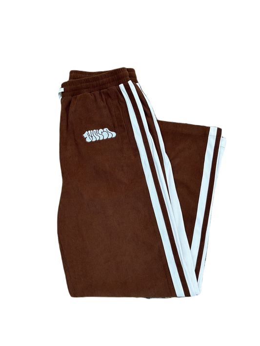 Bunga Coffee Baggy Corduroy Pants