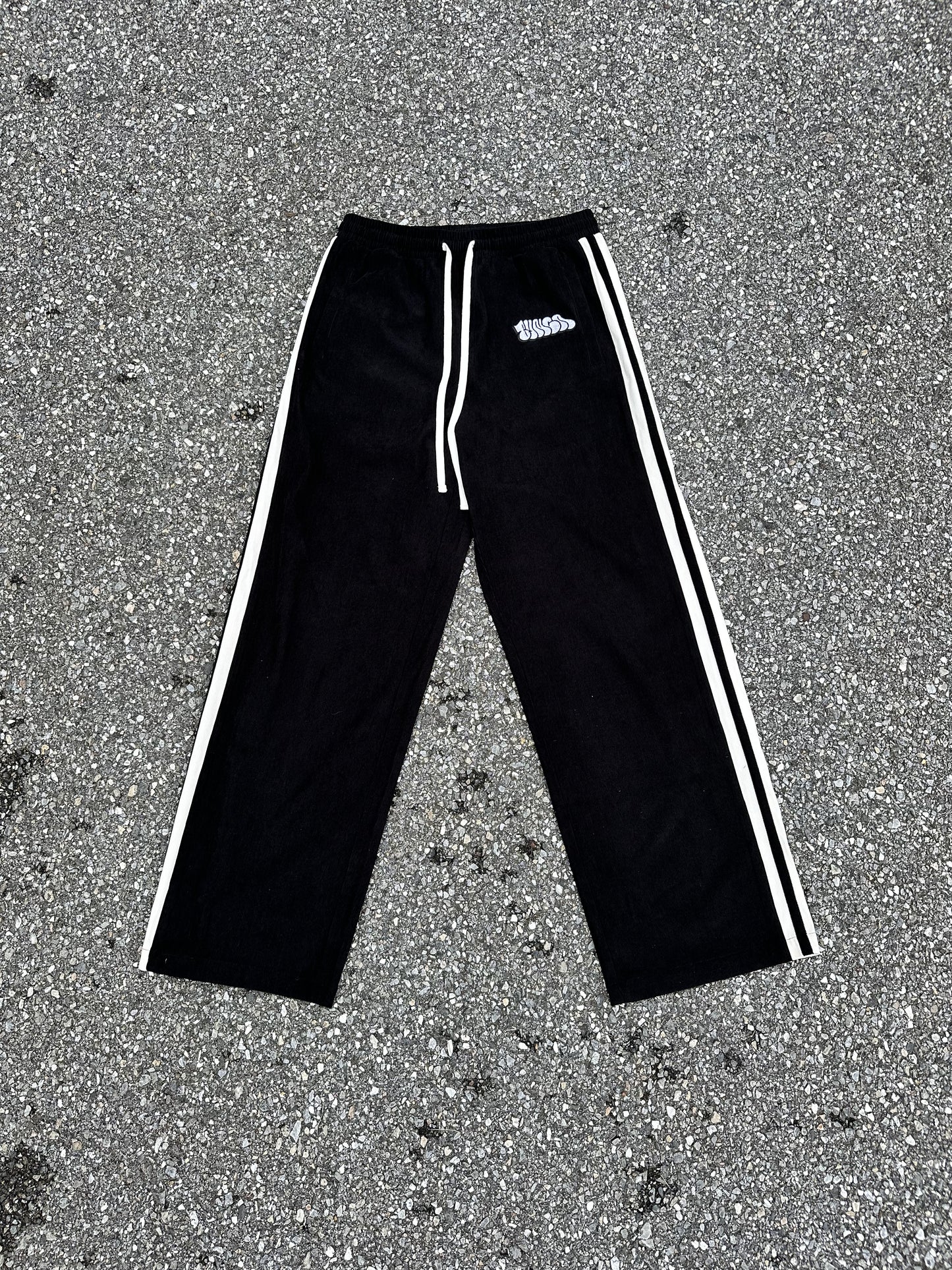 Bunga Black Baggy Corduroy Pants